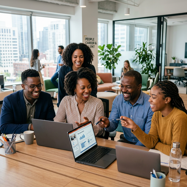 HR Professionals collaborating